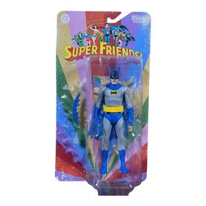 McFarlane Toys DC Retro Super Friends Bizzaro Batman 6" Action Figure In Hand